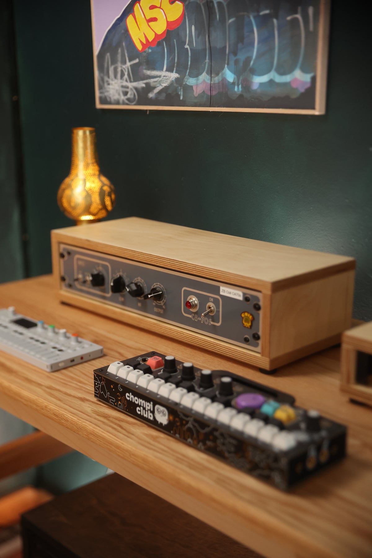 In Stock: 2U Studio Rack, 8" Deep, Natural