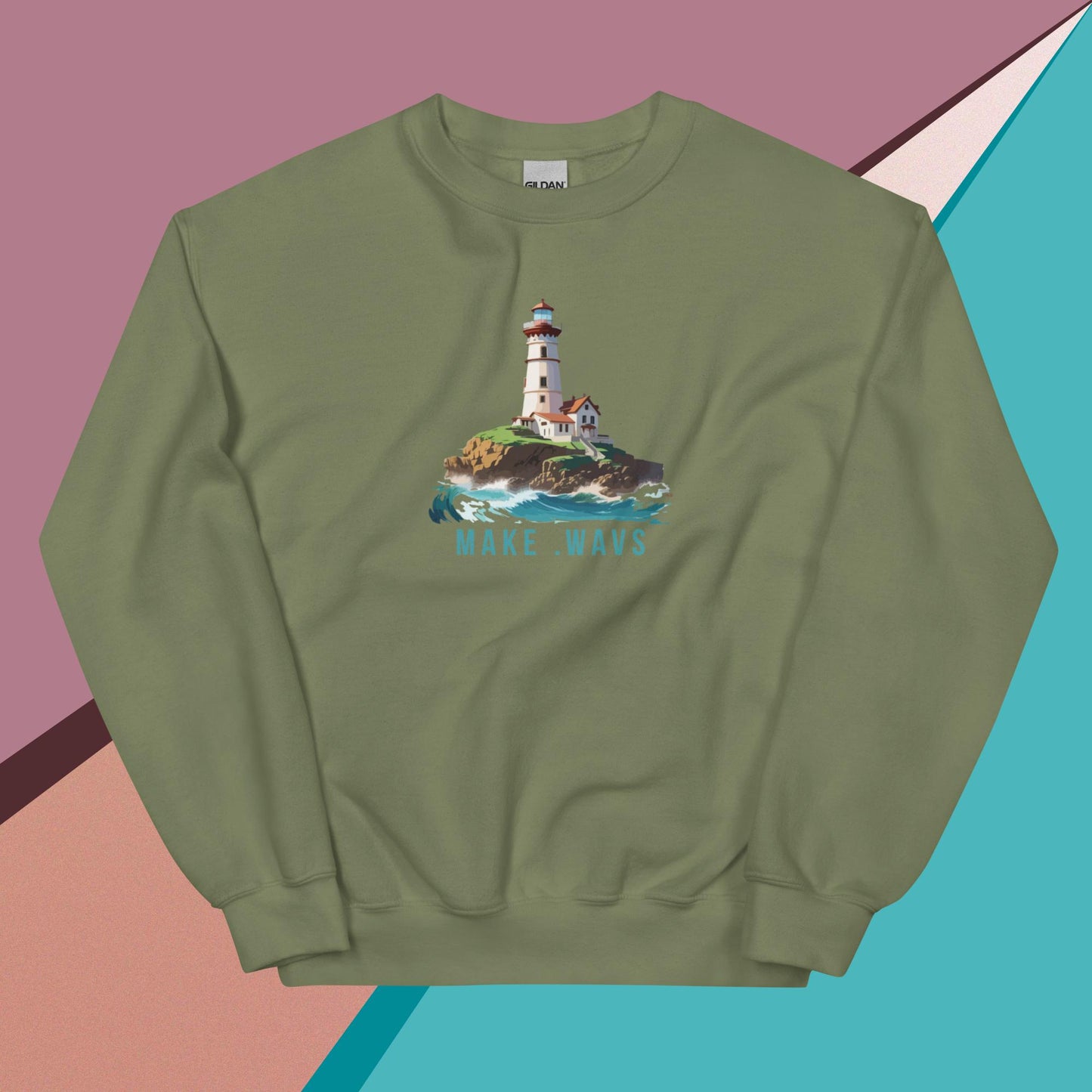 Make .WAVS Crew Neck Sweatshirt