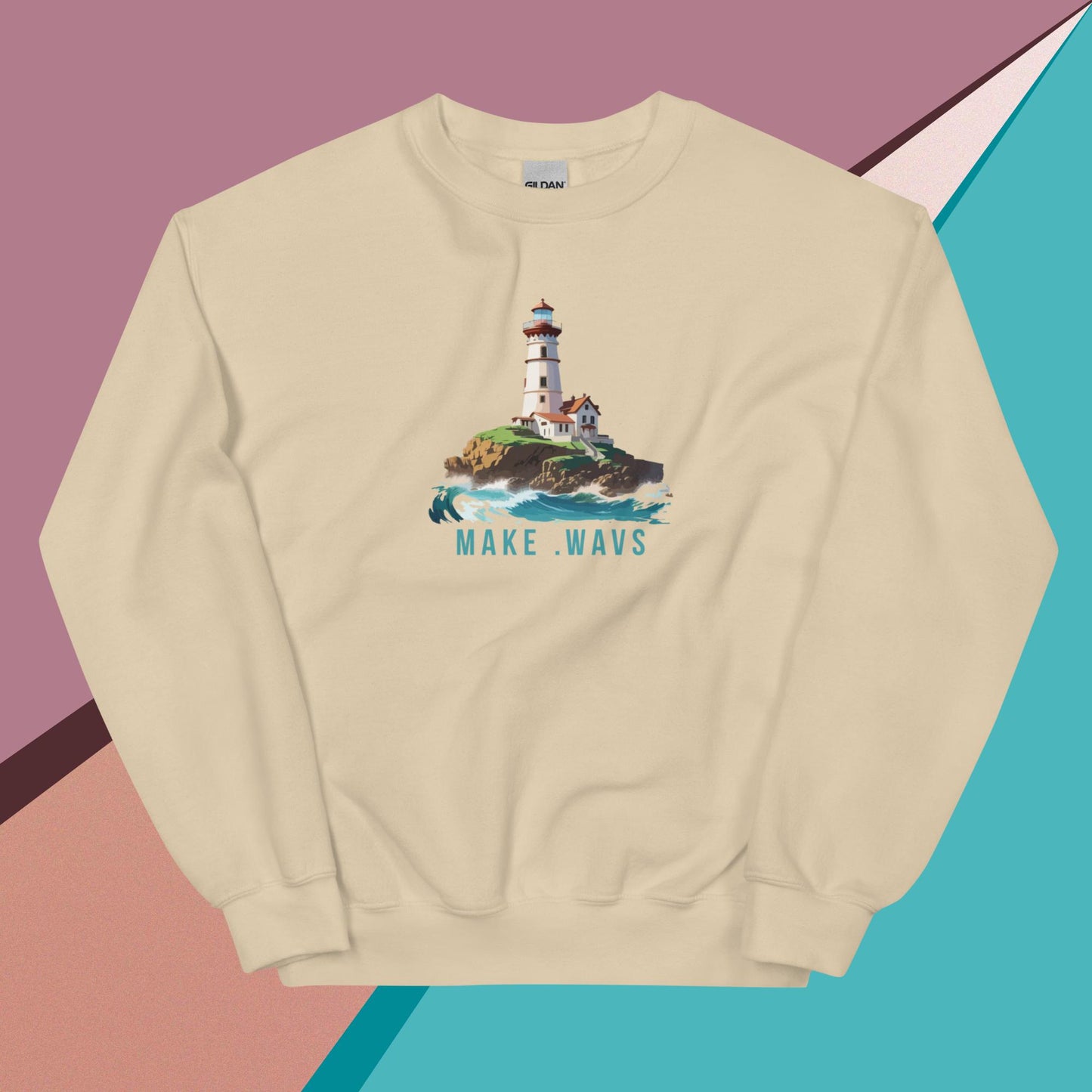 Make .WAVS Crew Neck Sweatshirt