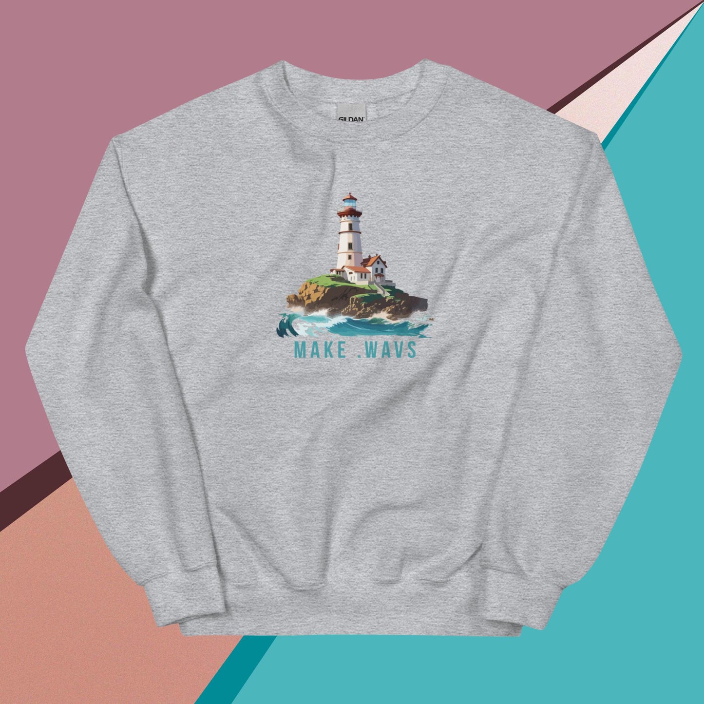 Make .WAVS Crew Neck Sweatshirt