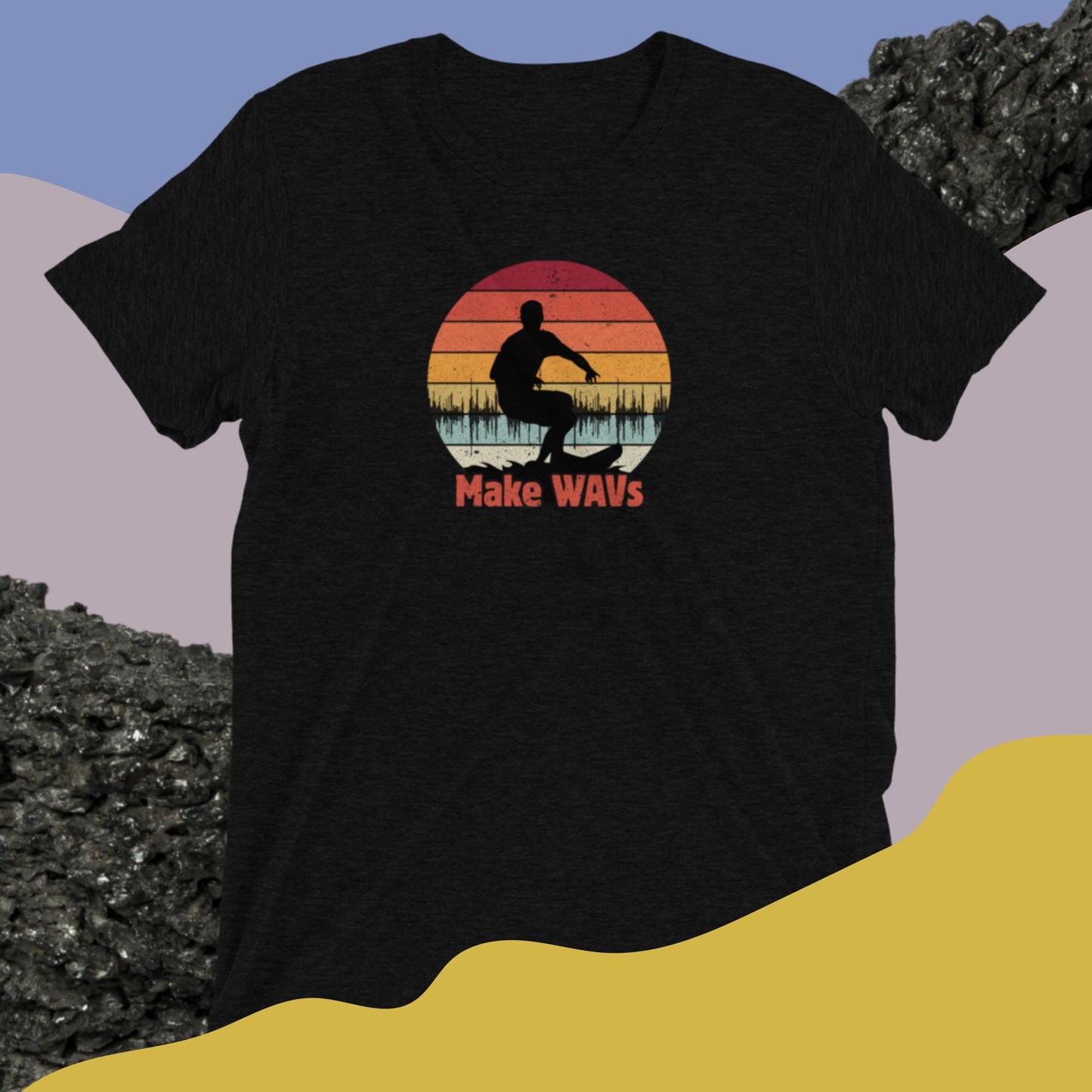 Surfing WAVs Tri-Blend T-Shirt