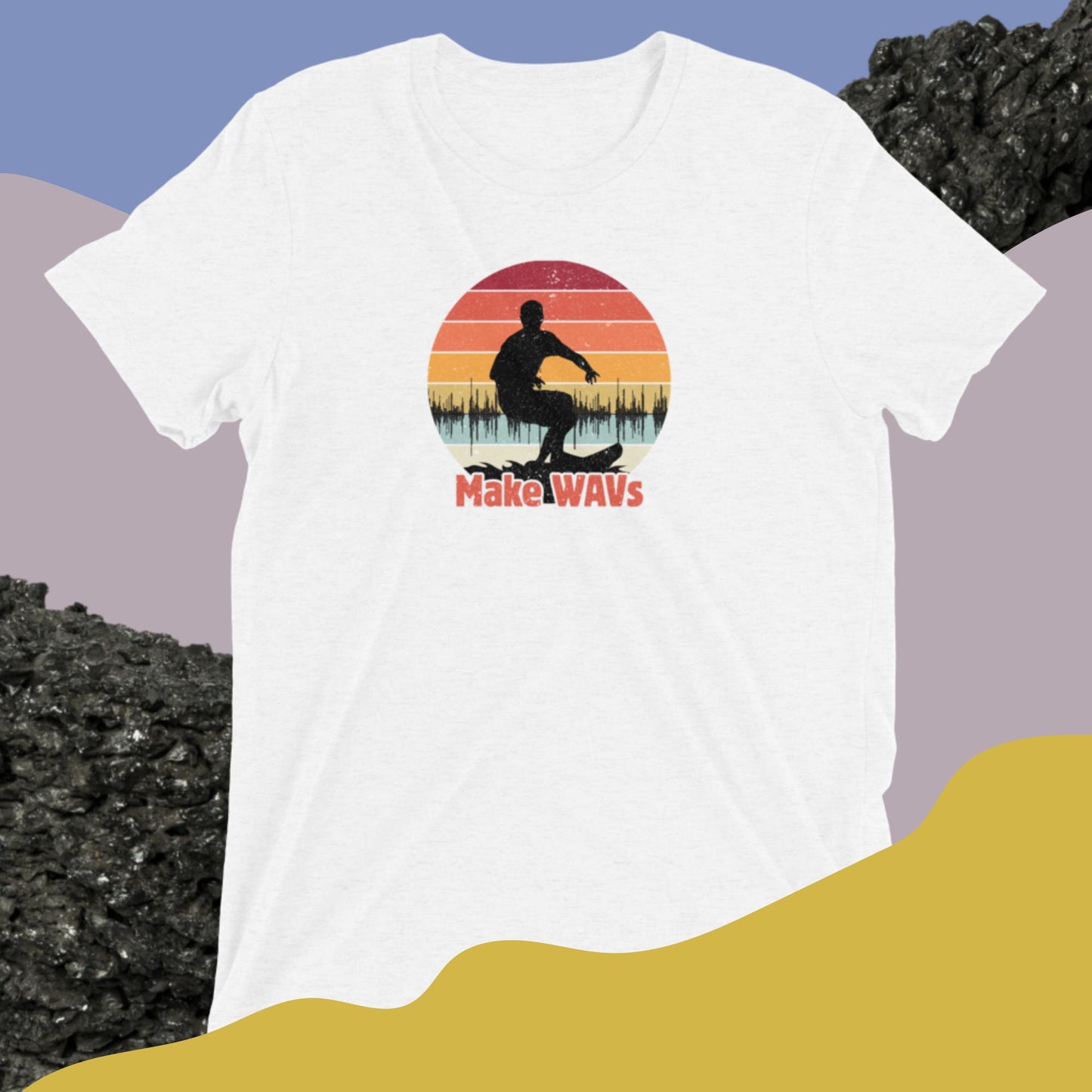 Surfing WAVs Tri-Blend T-Shirt