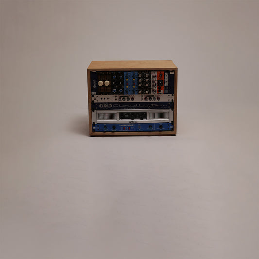 In-stock 8U studio rack, 12 inch deep, Natural