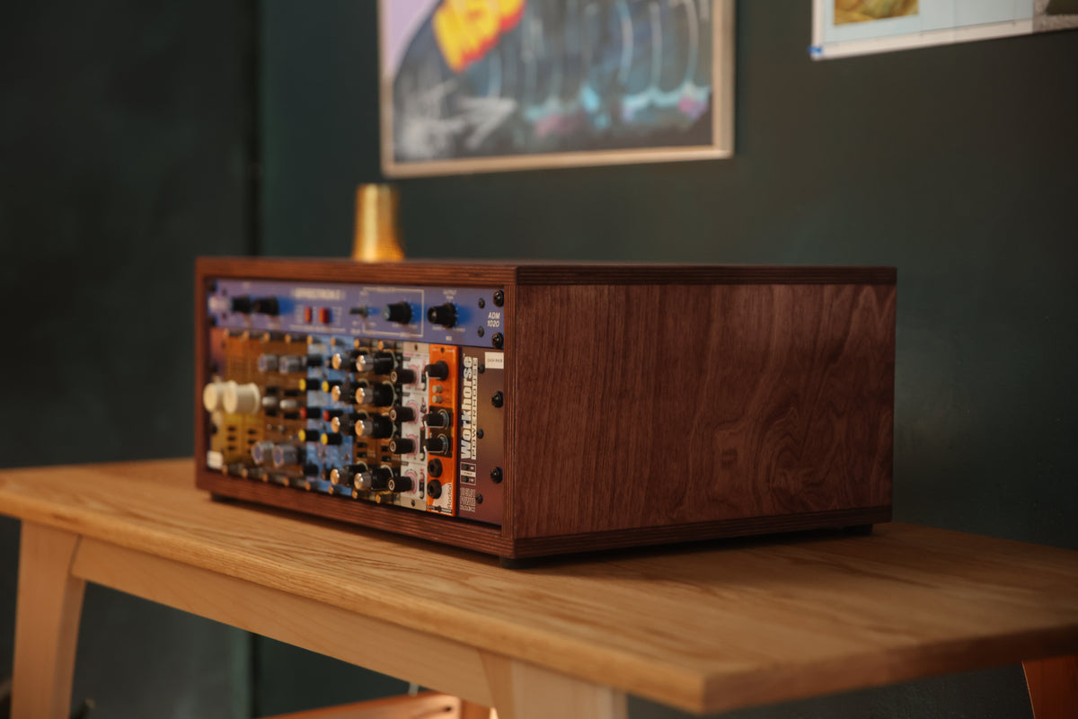 In Stock: 4U Studio Rack, 16" Deep, Caramel