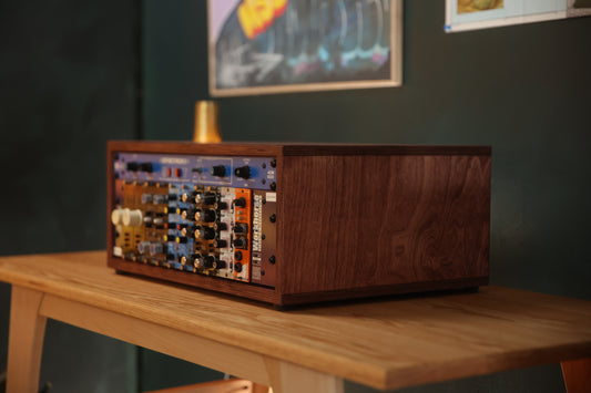 In Stock: 4U Studio Rack, 16" Deep, Caramel