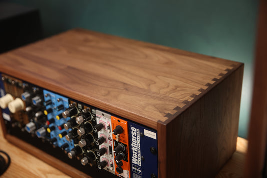 In Stock: Walnut Heritage Series 16U Rack, 16" Deep