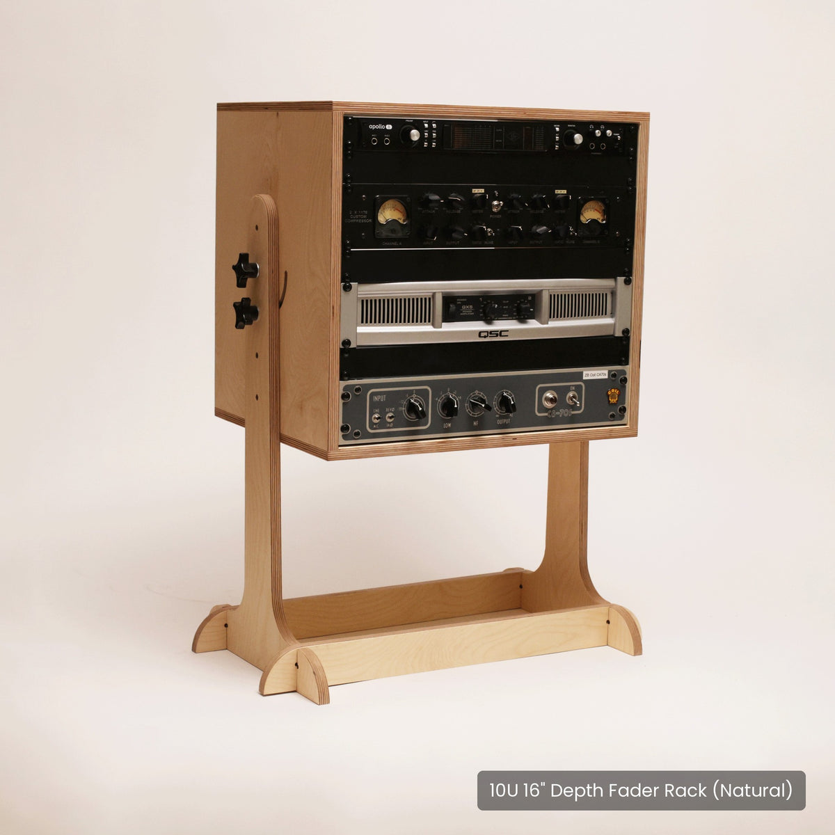 The Fader adjustable studio rack stand, three quarter view