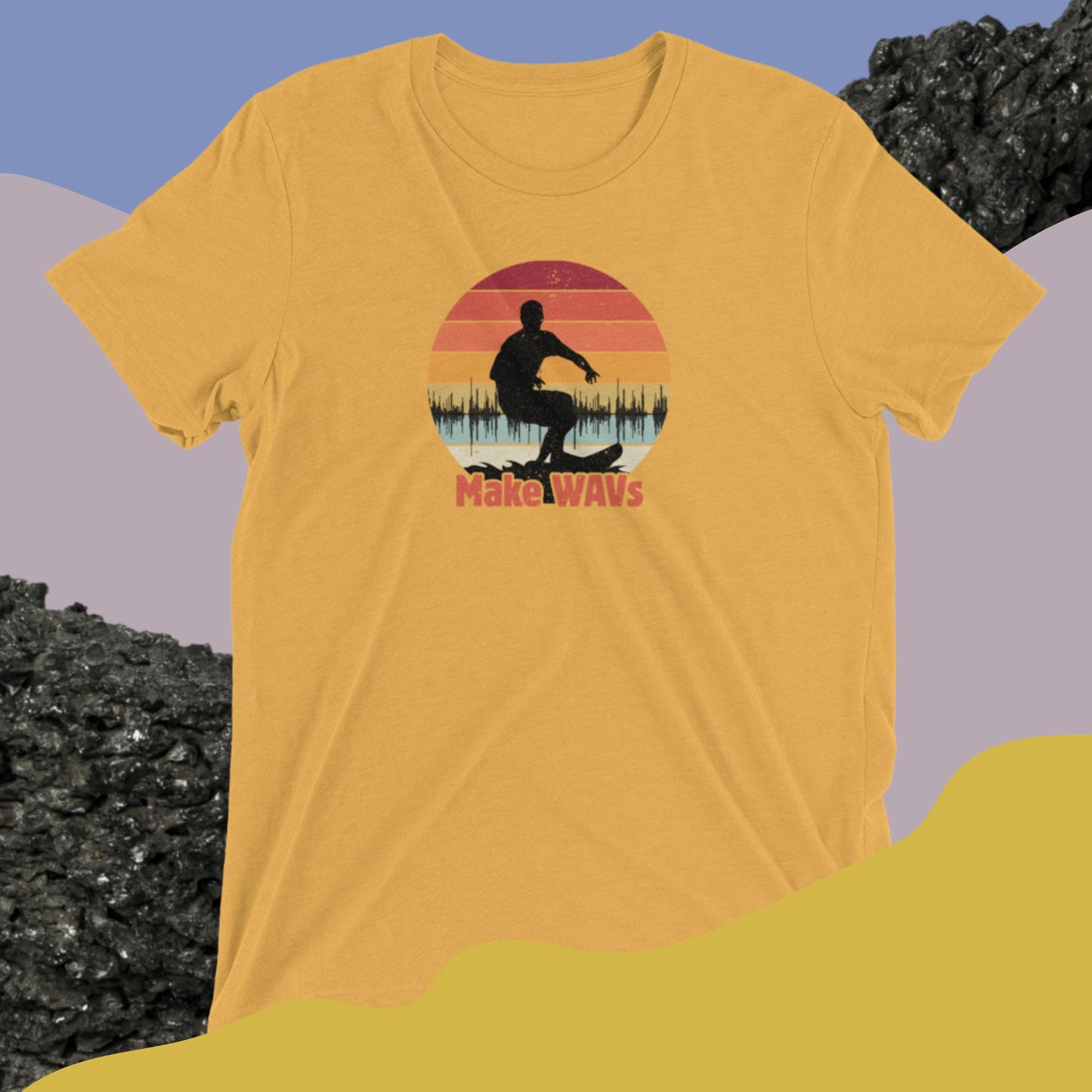 Surfing WAVs Tri-Blend T-Shirt
