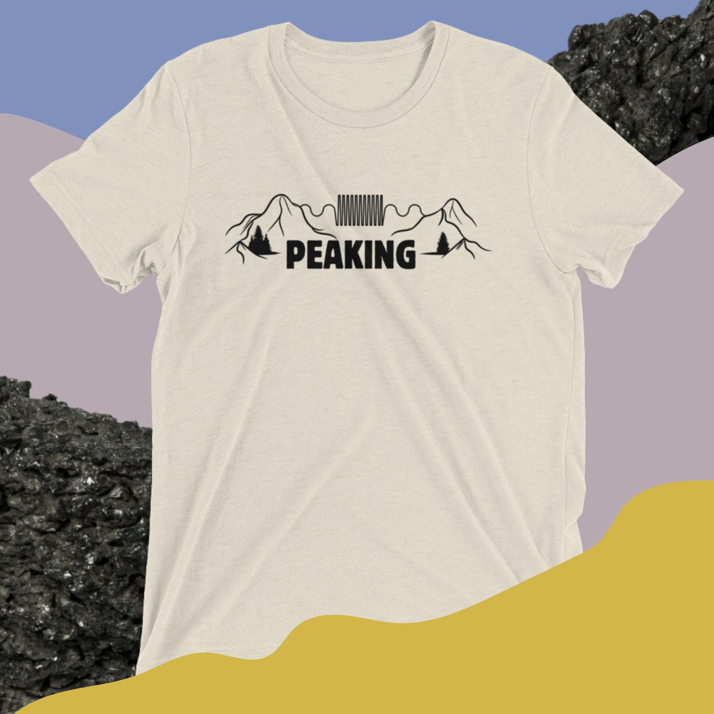 "Peaking" Pun Tri-Blend T-Shirt