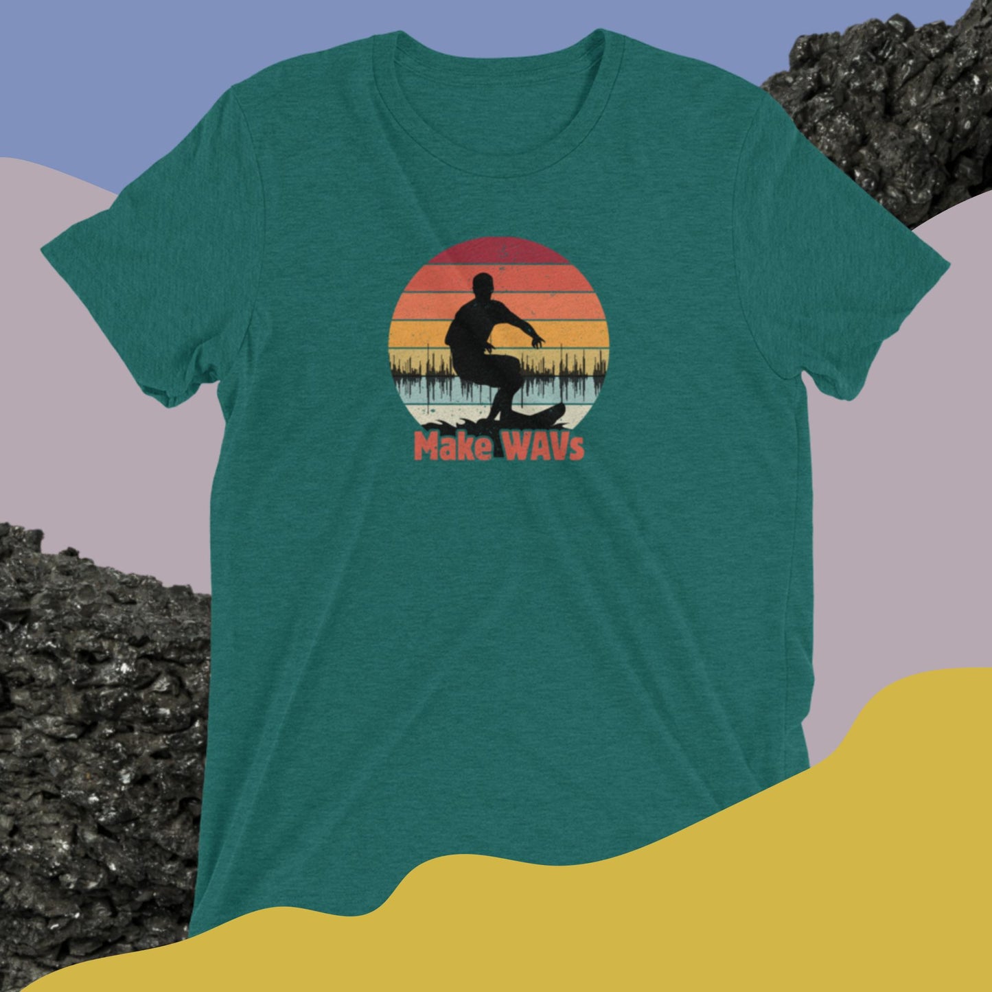 Surfing WAVs Tri-Blend T-Shirt