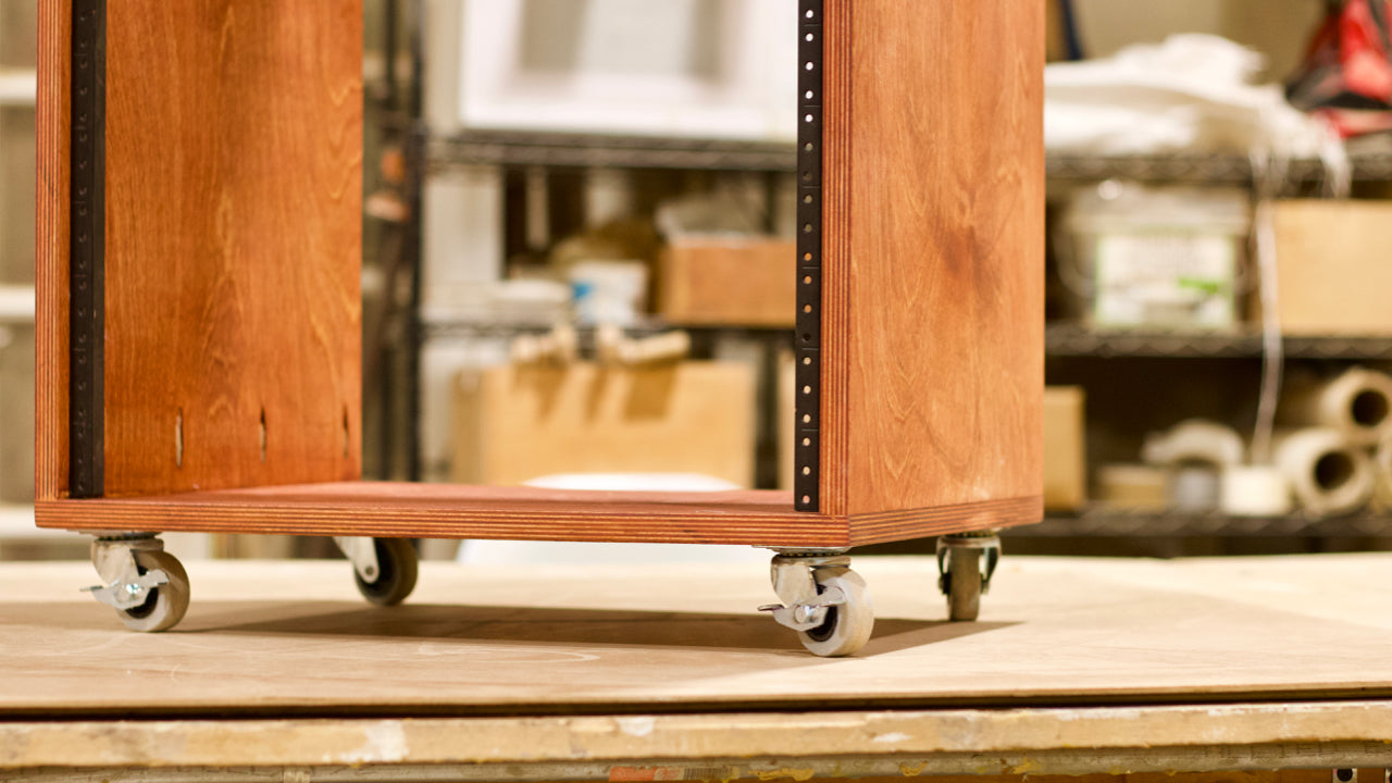 Studio Rack + Wheels | 10U thru 16U – Carpenter Studio Gear